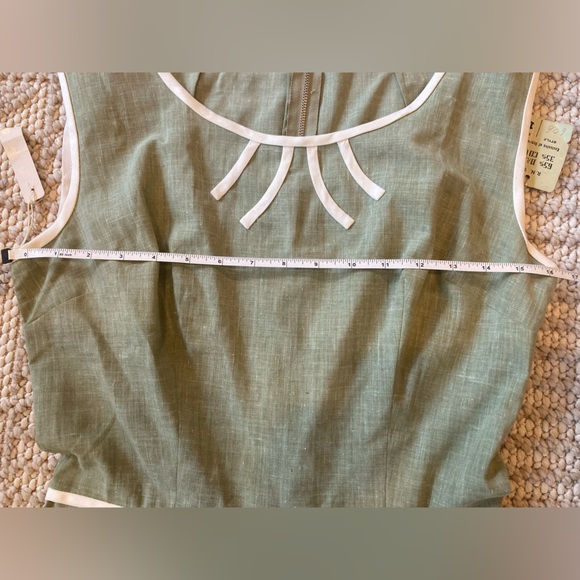 Vintage green 1950s dress from Peck & Peck, New York 5th Ave. Never worn w/ tags - Picture 13 of 15